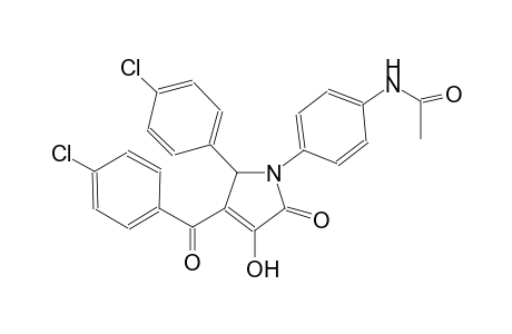 N-{4-[3-(4-chlorobenzoyl)-2-(4-chlorophenyl)-4-hydroxy-5-oxo-2,5-dihydro-1H-pyrrol-1-yl]phenyl}acetamide