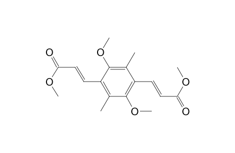(E,E)-2,5-Dimethoxy-1,4-bis[ 2'-methoxycarbonylethenyl]-3,6-dimethylbenzene
