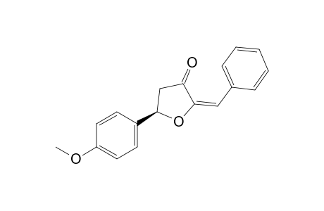 (5R)-2-[(E)-Benzylidene]-3-oxo-5-(4-methoxyphenyl)tetrahydrofuran