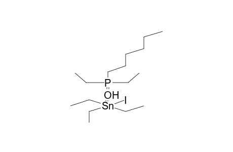 DIETHYL(HEXYL)PHOSPHINOXIDE-TRIETHYL(IODO)TIN COMPLEX