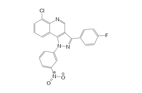 6-chloro-3-(4-fluorophenyl)-1-(3-nitrophenyl)-1H-pyrazolo[4,3-c]quinoline
