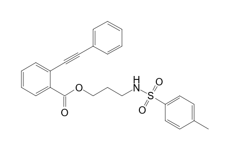 3-(4-Methylphenylsulfonamido)propyl 2-(phenylethynyl)-benzoate