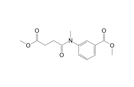 3-[(3-Carboxypropanoyl)amino]benzoic acid, N-methyl-, dimethyl ester