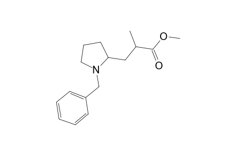 Methyl 2-methyl-3-[2-(1-benzylpyrrolidino)]propanoate