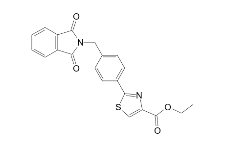 Ethyl 2-(4-((1,3-dioxoisoindolin-2-yl)methyl)phenyl)thiazole-4-carboxylate
