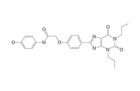 Xanthine, 1,3-dipropyl-8-[4-[[(4-hydroxy)phenylamino]carbonyl]methoxyphenyl]-