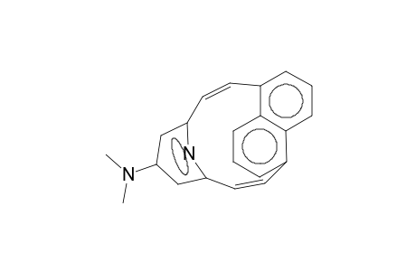 [2](1,5)Naphthaleno[2](2,6)pyridinophane-1,11-diene, 17-(dimethylamino)-