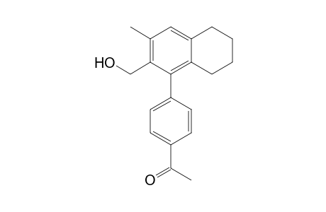 1-(4-Acetylphenyl)-2-hydroxymethyl-3-methyl-5,6,7,8-tetrahydronaphthalene