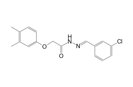 acetic acid, (3,4-dimethylphenoxy)-, 2-[(E)-(3-chlorophenyl)methylidene]hydrazide