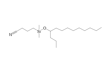 4-(Dimethyl[(1-propyldecyl)oxy]silyl)butanenitrile