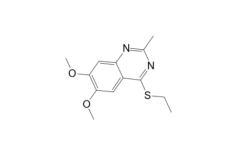4-(Ethylsulfanyl)-6,7-dimethoxy-2-methylquinazoline