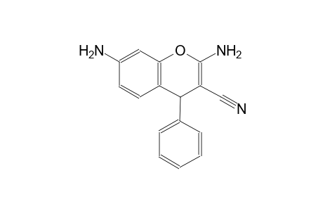 4H-1-benzopyran-3-carbonitrile, 2,7-diamino-4-phenyl-
