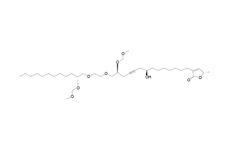 (S)-3-{(8R,13S)-8-Hydroxy-13-methoxymethoxy-14-[2-((R)-2-methoxymethoxy-dodecyloxy)-ethoxy]-tetradec-10-ynyl}-5-methyl-5H-furan-2-one