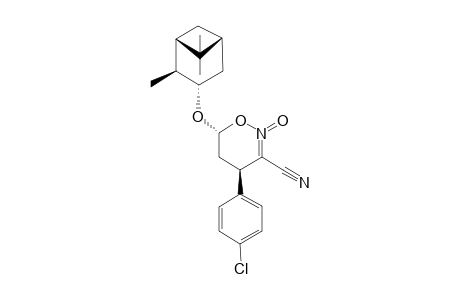 (4R,6R)-TRANS-4-(4''-CHLOROPHENYL)-6-(2'-ISOPINOCANPHOXY)-5,6-DIHYDRO-4H-1,2-OXAZINE-3-CARBONITRILE-2-OXIDE