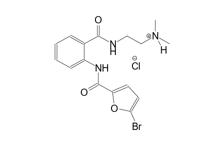 ethanaminium, 2-[[2-[[(5-bromo-2-furanyl)carbonyl]amino]benzoyl]amino]-N,N-dimethyl-, chloride