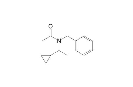 N-(1-cyclopropylethyl)-N-(phenylmethyl)acetamide