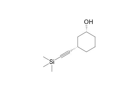 (1R,3S)-3-((trimethylsilyl)ethynyl)cyclohexan-1-ol