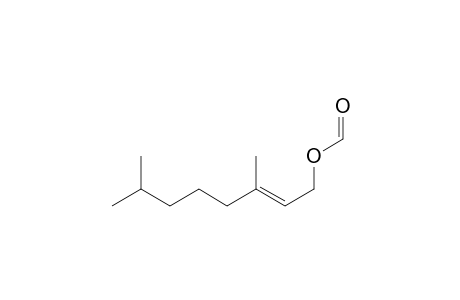 2-Octen-1-ol, 3,7-dimethyl-, formate