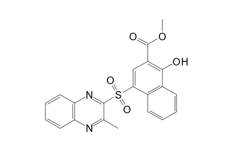 1-HYDROXY-4-[(3-METHYL-2-QUINOXALINYL)SULFONYL]-2-NAPHTHOIC ACID, METHYL ESTER