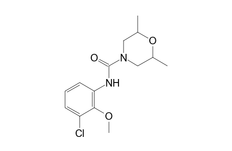 3'-chloro-2,6-dimethyl-4-morpholinecarbox-o-anisidide