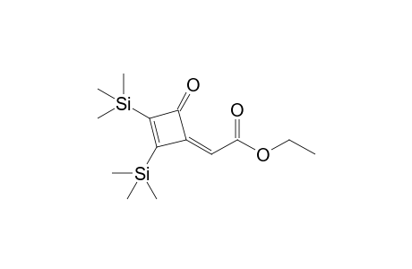 (E)-2,3-Bis(trimethylsilyl)-4-(carbethoxymethylene)cyclobuten-1-one