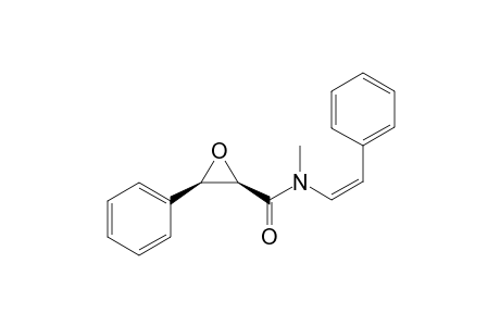 (2R,3R)-3-Phenyl-oxirane-2-carboxylic acid methyl-((Z)-styryl)-amide