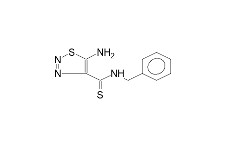 4-BENZYLAMINOTHIOCARBONYL-5-AMINO-1,2,3-THIADIAZOLE