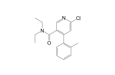 6-chloro-N,N-diethyl-4-o-tolyl-nicotinamide