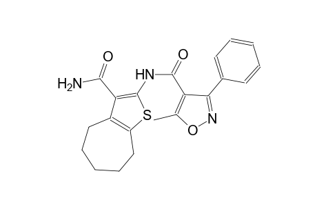 N-[3-(aminocarbonyl)-5,6,7,8-tetrahydro-4H-cyclohepta[b]thien-2-yl]-5-methyl-3-phenyl-4-isoxazolecarboxamide