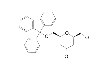 2-HYDROXYMETHYL-6-TRITYLOXYMETHYL-TETRAHYDRO-PYRAN-4-ONE