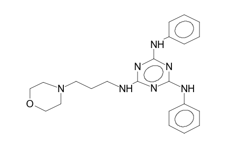 2-(3-morpholinopropyl)amino-4,6-dianilino-1,3,5-triazine