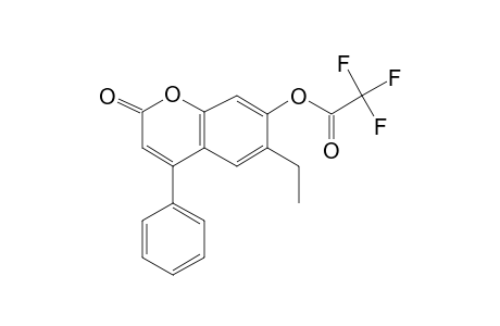 6-Ethyl-7-hydroxy-4-phenyl-2H-1-benzopyran-2-one, trifluoroacetate