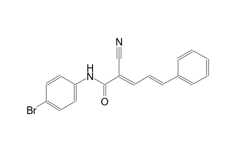 (2E,4E)-N-(4-bromophenyl)-2-cyano-5-phenyl-2,4-pentadienamide
