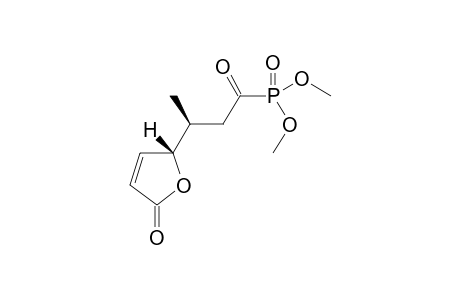 Dimethyl [(S)-3-((S)-5-oxo-2,5-dihydrofuran-2-yl)butanoyl]phosphonate