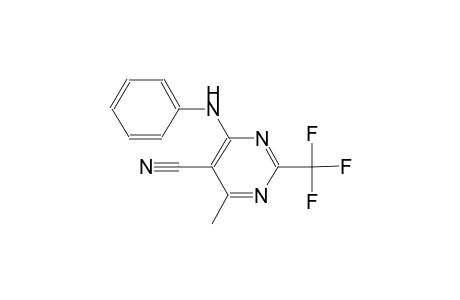 5-pyrimidinecarbonitrile, 4-methyl-6-(phenylamino)-2-(trifluoromethyl)-