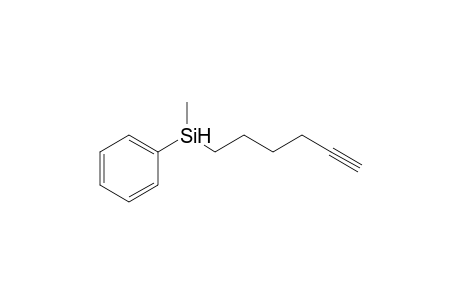 6-(Methylphenylsilyl)-1-hexyne