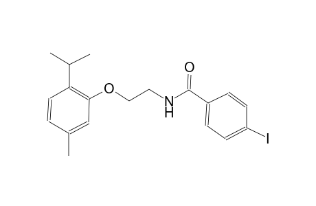 benzamide, 4-iodo-N-[2-[5-methyl-2-(1-methylethyl)phenoxy]ethyl]-