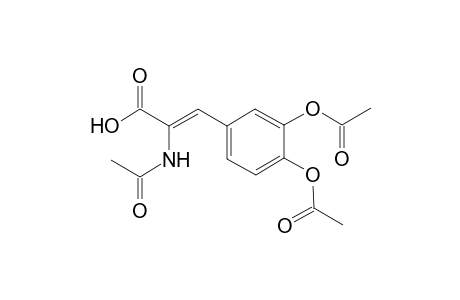 (Z)-2-acetamido-3-(3,4-diacetoxyphenyl)acrylic acid