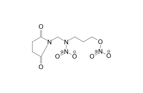 3-{1-[(2,5-dioxo-1-pyrrolidinyl)methyl]-2,2-dioxido-2lambda~1~-diazanyl}propyl nitrate