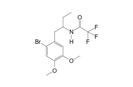 1-(2-Bromo-4,5-dimethoxyphenyl)butan-2-amine TFA
