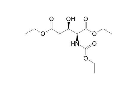 diethyl (2S,3R)-2-(ethoxycarbonylamino)-3-hydroxy-pentanedioate