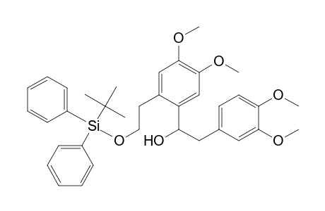 1-[2-[2-[(tert-Butyldiphenylsilyl)oxy]ethyl]-4,5-dimethoxyphenyl]-2-(3,4-dimethoxyphenyl)ethanol