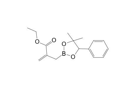 Ethyl 2-[4',4'-dimethyl-5'-phenyl-1,3,2-dioxaborolan-2'-yl]methyl}prop-2-enoate