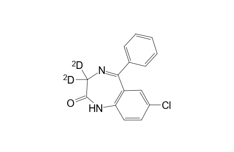 7-Chloro-5-phenyl-3,3-D2-1,4-benzodiazepin-2-one