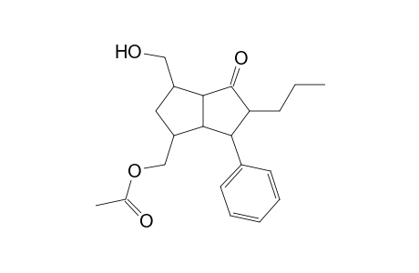 [6-Hydroxymethyl-2-propyl-3-phenyl-1-oxooctahydropentalen-4-yl]methyl acetate