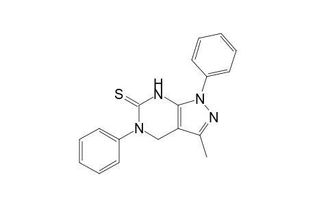 3-Methyl-1,5-diphenyl-4,5,6,7-tetrahydropyrazolo[3,4-d]pyrimidin-6-thione