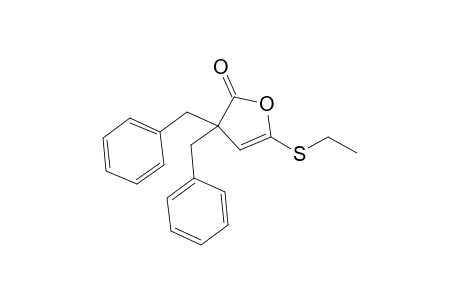 3,3-Dibenzyl-5-(ethylthio)-2(3H)-furanone