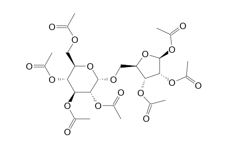 .beta.-D-Ribofuranose, 5-O-(2,3,4,6-tetra-O-acetyl-.alpha.-D-glucopyranosyl)-, triacetate