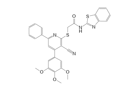acetamide, N-(2-benzothiazolyl)-2-[[3-cyano-6-phenyl-4-(3,4,5-trimethoxyphenyl)-2-pyridinyl]thio]-