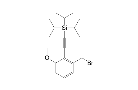 {[2-(Bromomethyl)-6-methoxyphenyl]ethynyl}[tris(1-methylethyl)]silane